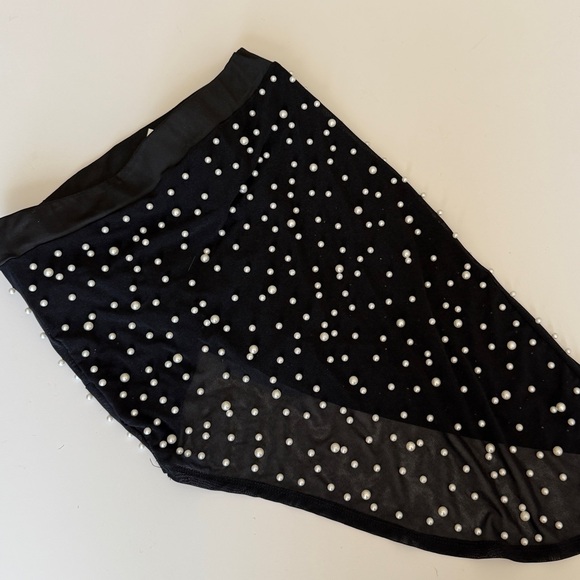 12th Tribe Black and Silver Studded Skirt - Picture 8 of 11